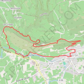 Itinéraire Notre Dame d'Aubune, distance, dénivelé, altitude, carte, profil, trace GPS