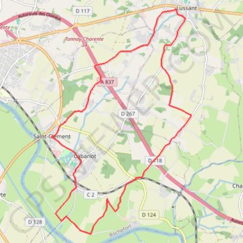 Itinéraire Parcours cyclable 7 : "Le chemin de Saint-Clément" - 16 km, distance, dénivelé, altitude, carte, profil, trace GPS