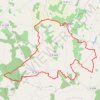 Itinéraire Monteton, randonnée vers les bois de Chavaneau, distance, dénivelé, altitude, carte, profil, trace GPS