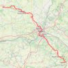 Itinéraire Voie des Plantagenêts, distance, dénivelé, altitude, carte, profil, trace GPS