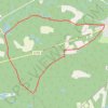 Itinéraire Boucle par le Domaine de Rivaulde, distance, dénivelé, altitude, carte, profil, trace GPS