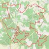 Itinéraire parcour VTT Virollet (Gemozac), distance, dénivelé, altitude, carte, profil, trace GPS