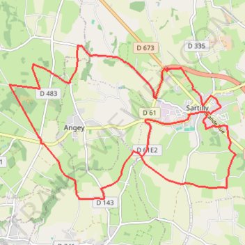Itinéraire Parcours 16 Km, distance, dénivelé, altitude, carte, profil, trace GPS