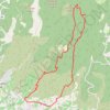 Itinéraire Les Esfourniaux-Villars les Apt, distance, dénivelé, altitude, carte, profil, trace GPS