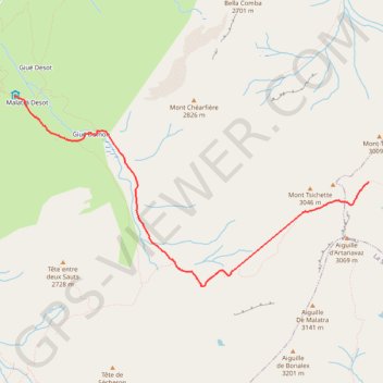 Itinéraire Val d'Aoste Alta Via 1 étape 16, distance, dénivelé, altitude, carte, profil, trace GPS