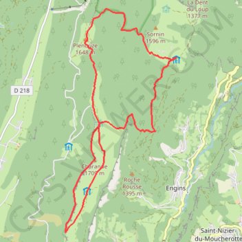 Itinéraire Randonnée du 03/07/2024 à 16:46, distance, dénivelé, altitude, carte, profil, trace GPS