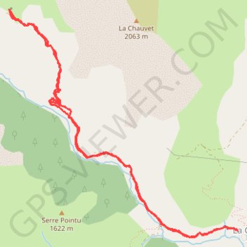 Itinéraire Chalet CHAZAL, distance, dénivelé, altitude, carte, profil, trace GPS