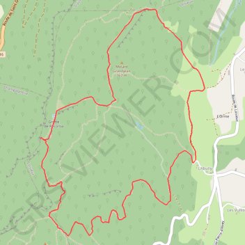 Itinéraire Autour du Bois de Glaize - Montagne du Tournier, distance, dénivelé, altitude, carte, profil, trace GPS