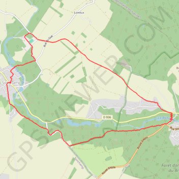 Itinéraire Sonchamp (78 - Yvelines), distance, dénivelé, altitude, carte, profil, trace GPS