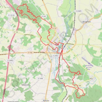 Itinéraire Rando Pons, distance, dénivelé, altitude, carte, profil, trace GPS
