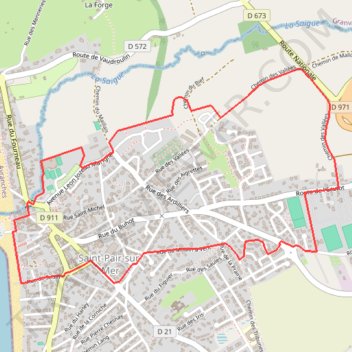 Itinéraire La Saigue - 5KM, distance, dénivelé, altitude, carte, profil, trace GPS