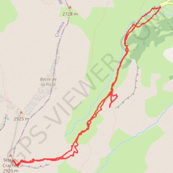 Itinéraire Parpaillon, distance, dénivelé, altitude, carte, profil, trace GPS