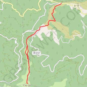 Itinéraire Cap du Carmil depuis le col des Marrous, distance, dénivelé, altitude, carte, profil, trace GPS
