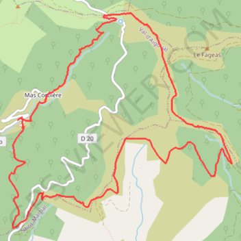 Itinéraire Montagne du Liron, distance, dénivelé, altitude, carte, profil, trace GPS