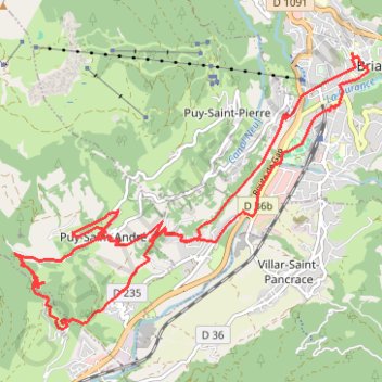 Itinéraire Puy Chalvin, distance, dénivelé, altitude, carte, profil, trace GPS