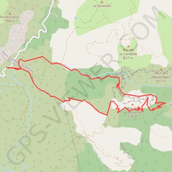 Itinéraire Rando cirque de l'infernet, distance, dénivelé, altitude, carte, profil, trace GPS