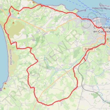 Itinéraire 2 - 2026 RdC 65 km V1, distance, dénivelé, altitude, carte, profil, trace GPS