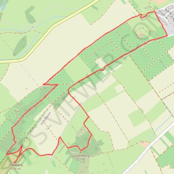 Itinéraire Sentier géologique du Bastberg, distance, dénivelé, altitude, carte, profil, trace GPS