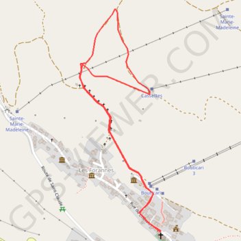 Itinéraire vqbDn, distance, dénivelé, altitude, carte, profil, trace GPS
