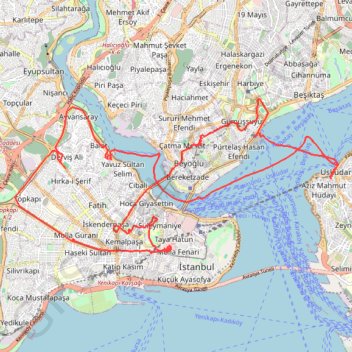Itinéraire Turquie - Jour 7, distance, dénivelé, altitude, carte, profil, trace GPS