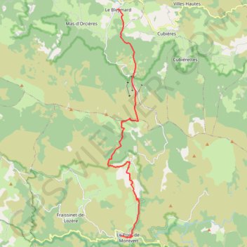 Itinéraire Étape 6 du GR 70, distance, dénivelé, altitude, carte, profil, trace GPS