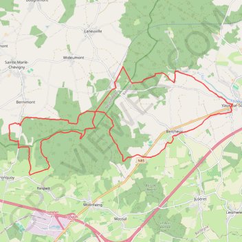 Itinéraire 26 km 20.07.22, distance, dénivelé, altitude, carte, profil, trace GPS
