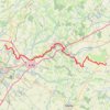 Itinéraire Ligne 447, distance, dénivelé, altitude, carte, profil, trace GPS