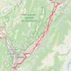 Itinéraire Claix-Montmélian, distance, dénivelé, altitude, carte, profil, trace GPS