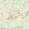 Itinéraire Ronde van Vlaanderen fietsroute gele lus, distance, dénivelé, altitude, carte, profil, trace GPS