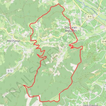 Itinéraire Circuit des trois châteaux et Sainte-Marie-21145086, distance, dénivelé, altitude, carte, profil, trace GPS