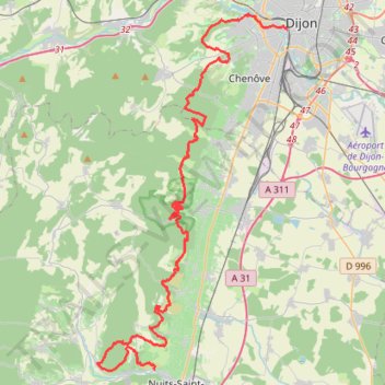 Itinéraire Parcours Felix Batier, distance, dénivelé, altitude, carte, profil, trace GPS