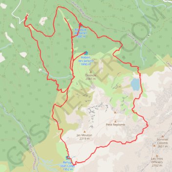 Itinéraire WE BELLEDONNE (BARLET), distance, dénivelé, altitude, carte, profil, trace GPS