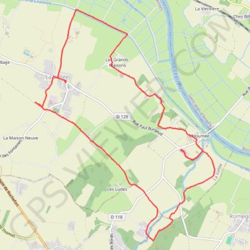 Itinéraire Randonnée La Vallée, distance, dénivelé, altitude, carte, profil, trace GPS