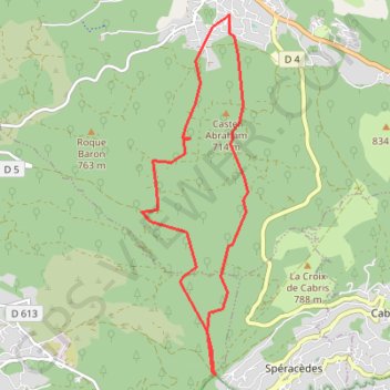 Itinéraire La pierre druidique, distance, dénivelé, altitude, carte, profil, trace GPS