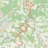 Itinéraire Au Cœur Des Landes, distance, dénivelé, altitude, carte, profil, trace GPS