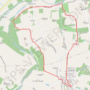 Itinéraire Puch-d'Agenais, dans les terrasses de Garonne - Pays de la vallée du Lot, distance, dénivelé, altitude, carte, profil, trace GPS