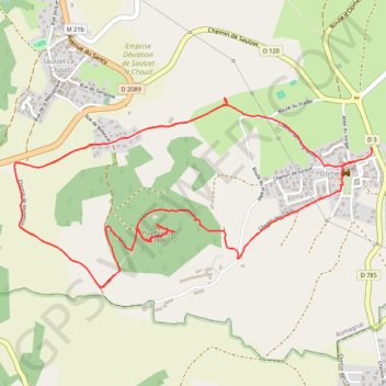 Itinéraire Le Puy Giroux près d'Opme, distance, dénivelé, altitude, carte, profil, trace GPS