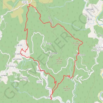Itinéraire 9 déc. 2017 10:17:19, distance, dénivelé, altitude, carte, profil, trace GPS