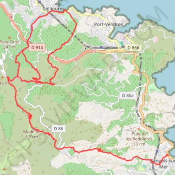 Itinéraire 2016-04-14T13:55:16Z, distance, dénivelé, altitude, carte, profil, trace GPS