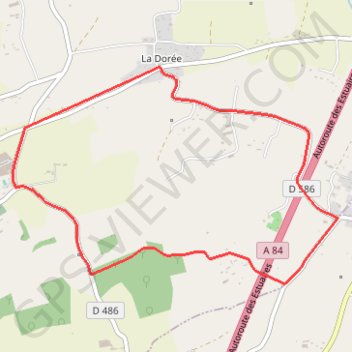 Itinéraire La lande d'airou, distance, dénivelé, altitude, carte, profil, trace GPS