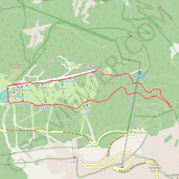 Itinéraire Mont Serein, distance, dénivelé, altitude, carte, profil, trace GPS