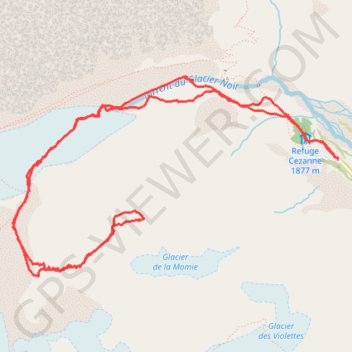 Itinéraire Bosse de la Momie - Ecrins, distance, dénivelé, altitude, carte, profil, trace GPS