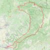 Itinéraire Isle-ventoux-isle, distance, dénivelé, altitude, carte, profil, trace GPS