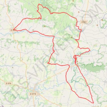 Itinéraire Tour du Mortainais, distance, dénivelé, altitude, carte, profil, trace GPS