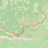 Itinéraire 25-JUIL-16 14:59:34, distance, dénivelé, altitude, carte, profil, trace GPS