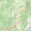 Itinéraire Villeneuve-lès-Charnod - Légna, distance, dénivelé, altitude, carte, profil, trace GPS