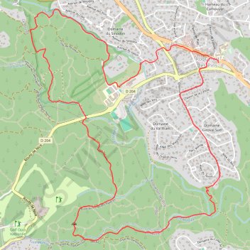 Itinéraire 2024 02 06 - repérage Font Martine Sinodon Christian modifié, distance, dénivelé, altitude, carte, profil, trace GPS