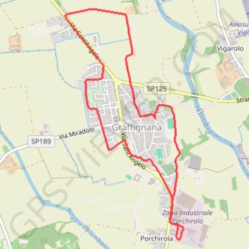 Itinéraire Itinerario graffignanino, distance, dénivelé, altitude, carte, profil, trace GPS