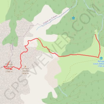 Itinéraire Tete de l'obiou, distance, dénivelé, altitude, carte, profil, trace GPS