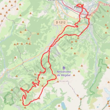 Itinéraire new, distance, dénivelé, altitude, carte, profil, trace GPS